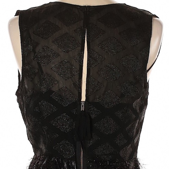 Tracy Reese Metallic Shimmy Shift Cocktail Dress - Picture 5 of 12